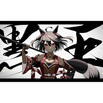 キタサンブラック プレイマット ラバーマット ウマ娘プリティーダービー 黒王 キタサンブラック プレイマット ラバーマット ウマ娘プリティー